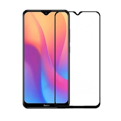 Захисне скло 5D (на весь екран) з кольоровою рамкою для Xiaomi Redmi Note 8 — eCase