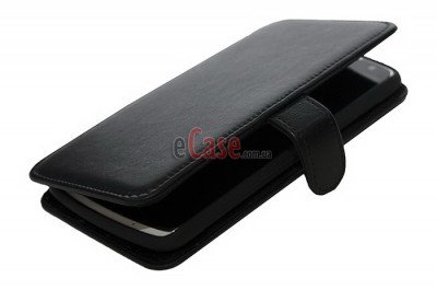 Кожаный чехол для Nokia Asha 302 ProBook (книжка) с ТПУ креплением — eCase