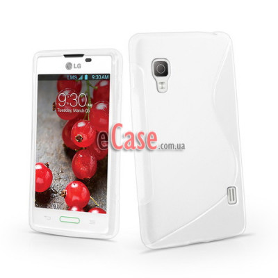 TPU накладка S-Case для LG E450 Optimus L5 II &mdash; eCase