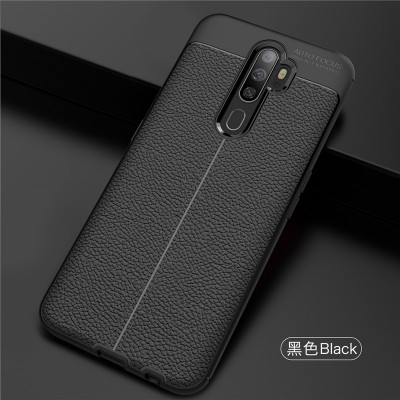 ТПУ накладка Leather для OPPO A5 2020 — eCase