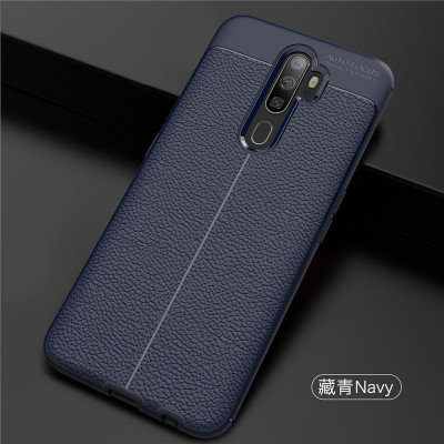 ТПУ накладка Leather для OPPO A5 2020 — eCase