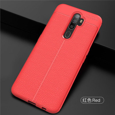 ТПУ накладка Leather для OPPO A5 2020 — eCase