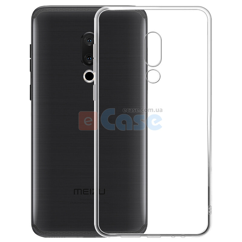 Прозрачная ТПУ накладка для Meizu 16 EXELINE Crystal (Strong 0,5мм) фото 1 — eCase