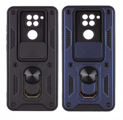 TPU+PC чохол Kvadratic Ring Gate для Xiaomi Redmi Note 9 — eCase