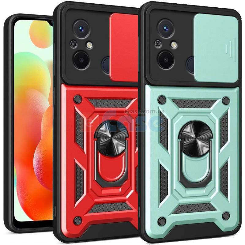 TPU+PC чехол Kvadratic Ring Gate для Xiaomi Poco C55 фото 1 — eCase