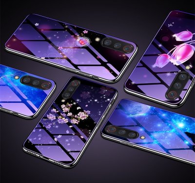Накладка TPU + Glass Violet для Xiaomi Mi9 SE — eCase