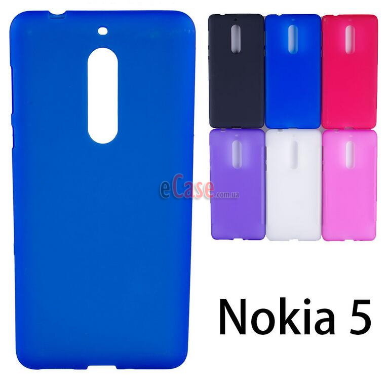 TPU накладка для Nokia 5 (матовый, однотонный) фото 1 — eCase