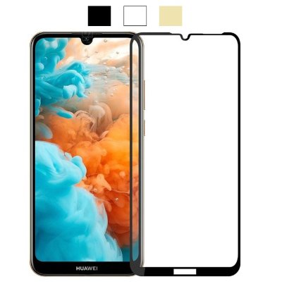 Защитное стекло для Huawei Honor 8A (Tempered Glass Frame 2,5D) с рамкой — eCase