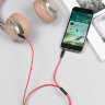 Аудио кабель AUX HOCO UPA12 (2 Plug with mic) (3.5мм) фото 2 — eCase