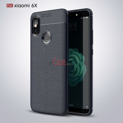 ТПУ накладка Leather для Xiaomi Mi6X — eCase