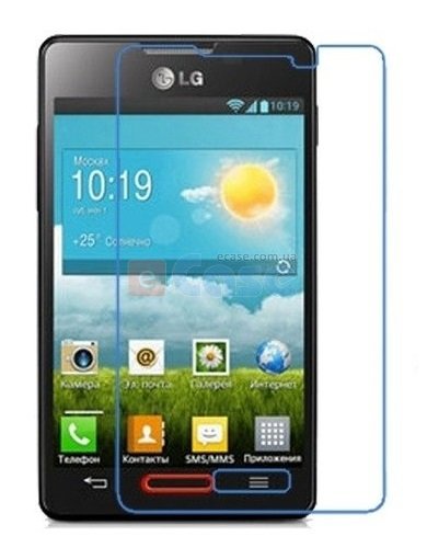 Защитная пленка на экран для LG E445 Optimus L4 II Dual (ультрапрозрачная) фото 1 — eCase