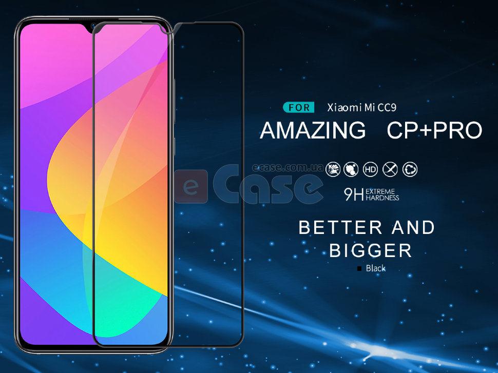 Защитное стекло Nillkin (CP+PRO) для Xiaomi Mi CC9 фото 1 — eCase