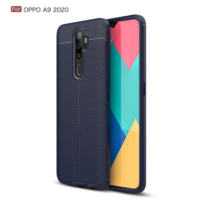 ТПУ накладка Leather для OPPO A9 2020 — eCase