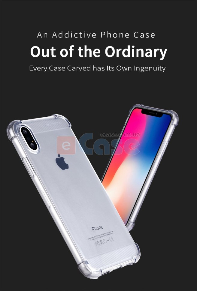 ТПУ накладка X-level Crashproof для iPhone XS Max фото 1 — eCase