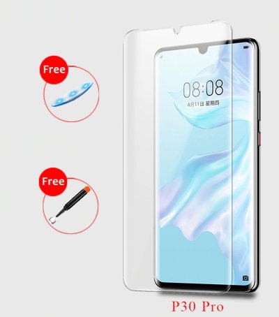 Защитное стекло 5D Full Cover для Huawei P30 Pro (прозрачное) — eCase