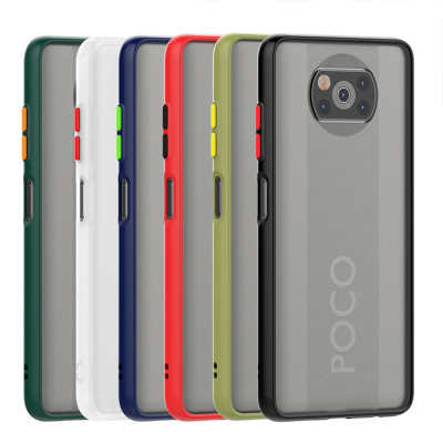 Чехол Frosted Buttons для Xiaomi Poco X3 — eCase