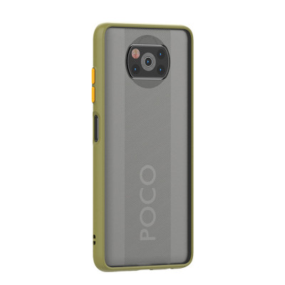 Чехол Frosted Buttons для Xiaomi Poco X3 — eCase