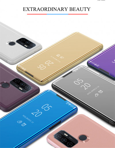 Чохол (книжка) Clear View Mirror для Oppo A32 &mdash; eCase