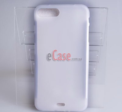 TPU накладка для iPhone 8 Plus (матовий, однотонний) &mdash; eCase