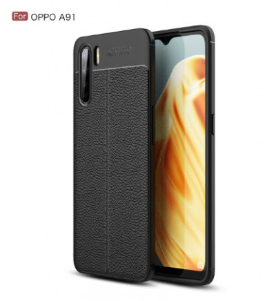 ТПУ накладка Leather для OPPO A91 — eCase