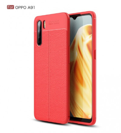 ТПУ накладка Leather для OPPO A91 — eCase