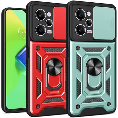 TPU+PC чохол Kvadratic Ring Gate для Xiaomi Redmi Note 12 Pro 5G — eCase