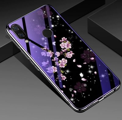 Накладка TPU + Glass Violet для Huawei Honor 10 Lite — eCase