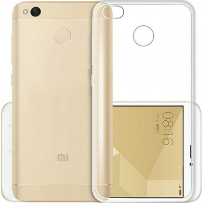 Прозрачная ТПУ накладка для Xiaomi Redmi 4X (Crystal Clear) — eCase