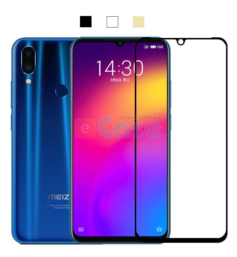 Защитное стекло 3D Full-screen Color Frame для Meizu Note 9 фото 1 — eCase