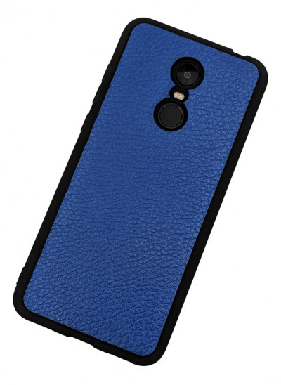 ТПУ накладка для Microsoft Lumia 640 &quot;Cover Flotar&quot; (с вставкой из натуральной кожи) — eCase