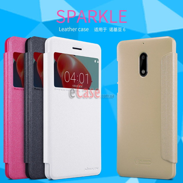 Чохол (книжка) Nillkin Sparkle Series для Nokia 6 фото 1 — eCase