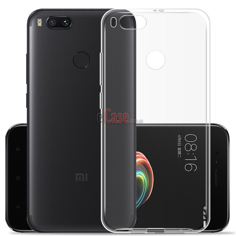 Прозрачная ТПУ накладка для Xiaomi Mi A1 EXELINE Crystal (Strong 0,5мм) фото 1 — eCase