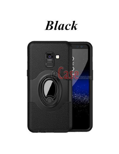 TPU+PC накладка Feather для Samsung Galaxy A8 Plus 2018 A730F (з підставкою) — eCase