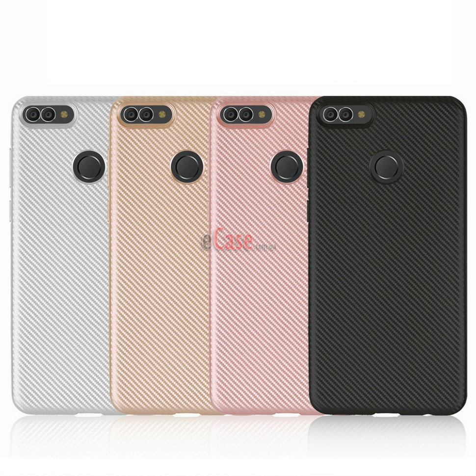 ТПУ накладка Carbon для Huawei Y7 Prime 2018 фото 1 — eCase