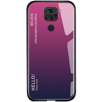 Накладка TPU + Glass Colorful для Xiaomi Redmi 10X — eCase