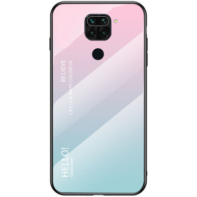 Накладка TPU + Glass Colorful для Xiaomi Redmi 10X — eCase