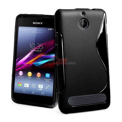 TPU накладка S-Case для Sony Xperia E1 Dual (D2105) — eCase