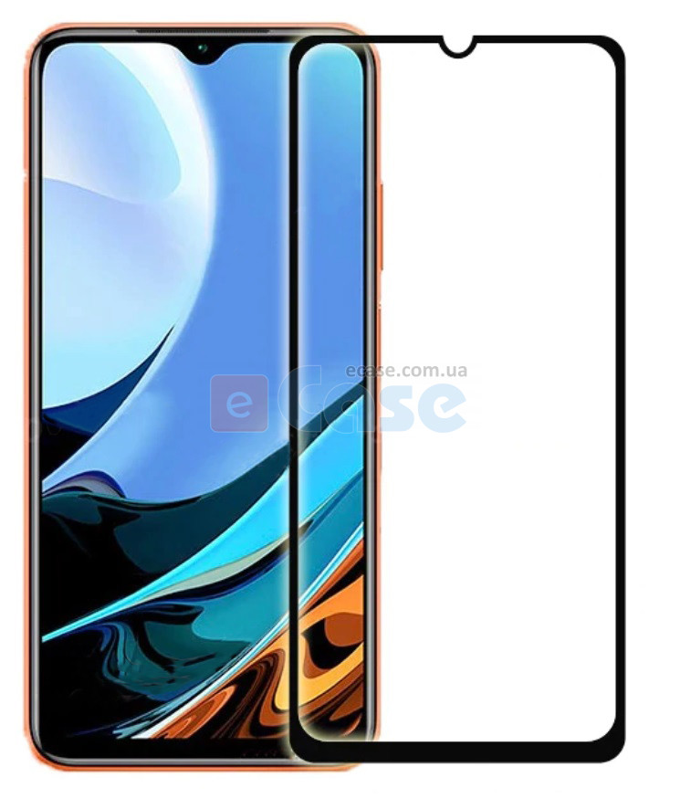 Защитное стекло Full Glue Color для Xiaomi Redmi 9T фото 1 — eCase