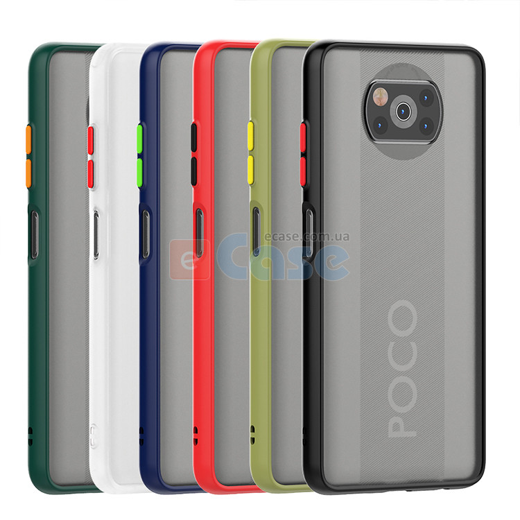 Чехол Frosted Buttons для Xiaomi Poco X3 Pro фото 1 — eCase