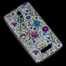 ТПУ накладка Rhinestones з малюнком для Samsung J100H Galaxy J1 фото 3 — eCase