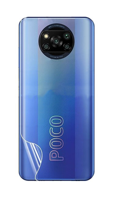 Гідрогелева плівка на камеру та задню панель HD Clear для Xiaomi Poco X3 — eCase