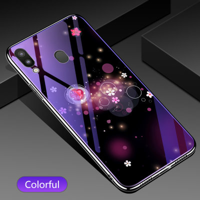 Накладка TPU + Glass Violet для Samsung A305F Galaxy A30 — eCase