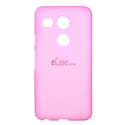 TPU накладка для LG Nexus 5X H791 (матовый, однотонный) &mdash; eCase