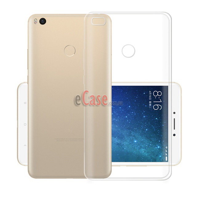 Прозрачная ТПУ накладка для Xiaomi Mi Max 2 EXELINE Crystal (Strong 0,5мм) фото 1 — eCase
