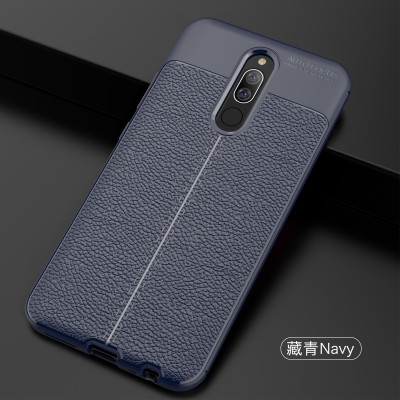 ТПУ накладка Leather для Xiaomi Redmi 8A Dual — eCase