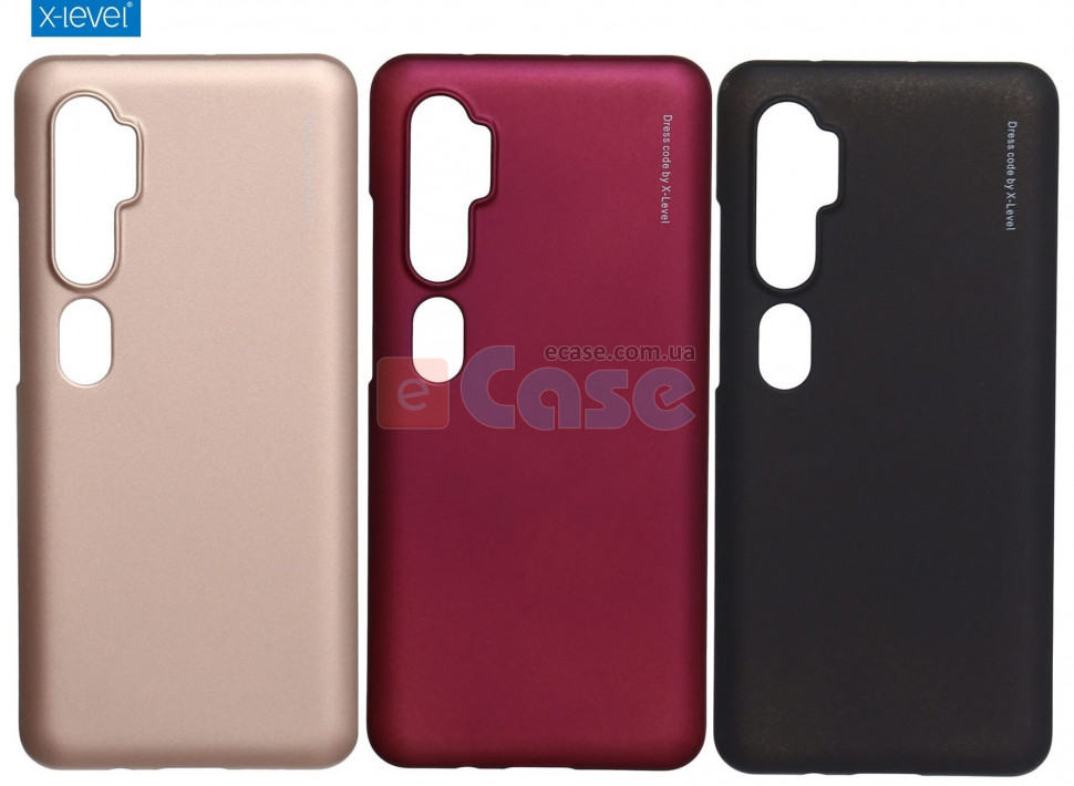 Пластиковая накладка X-level Knight для Xiaomi Mi Note 10 фото 1 — eCase
