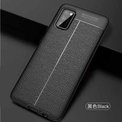 ТПУ накладка Leather для Samsung Galaxy A41 — eCase
