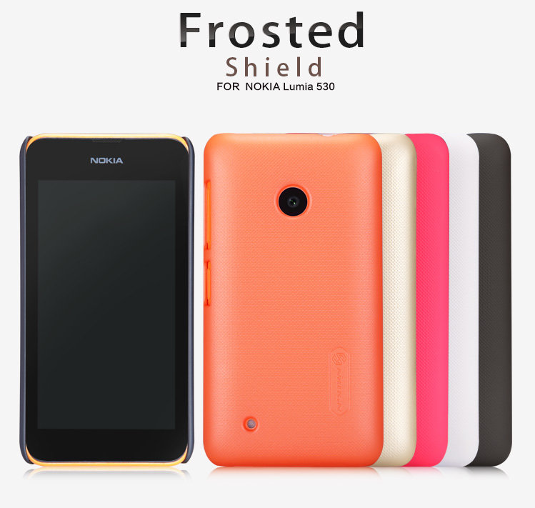 Пластиковая накладка Nillkin Matte для Nokia Lumia 530 + защитная пленка фото 1 — eCase