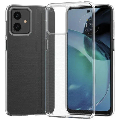 Прозора ТПУ накладка для Motorola Moto E14 EXELINE Crystal (Strong 0,5 мм) — eCase