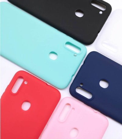 TPU чохол Matte для Samsung Galaxy M11 (однотонний) — eCase